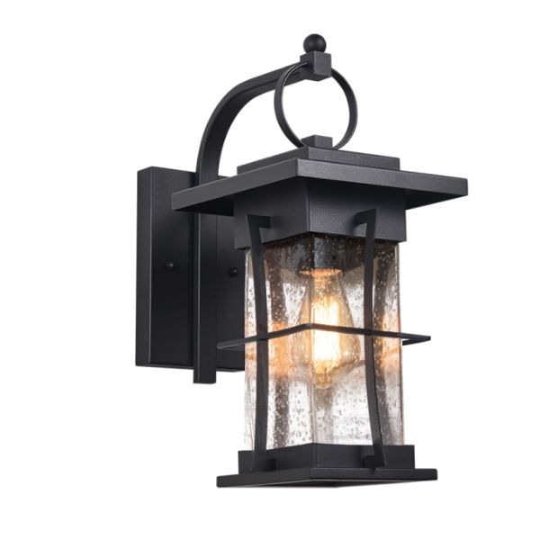 Exterior Down Facing Lantern - Black
