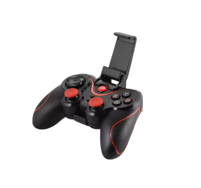 Bluetooth/USB Controller for Android/iOS Mobile Phones, Red