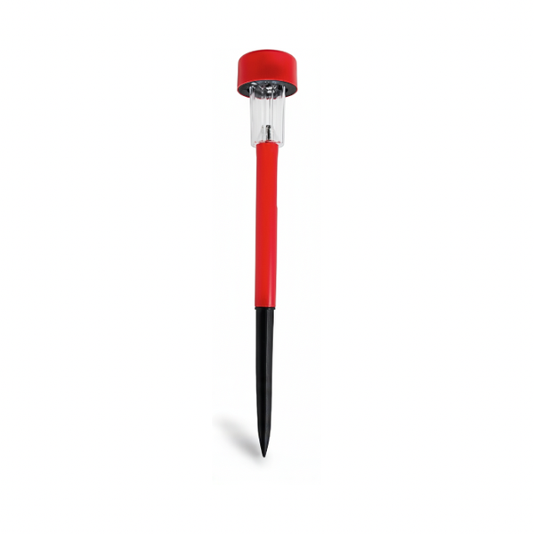 Stylish Solar Garden Light - Red - 35cm