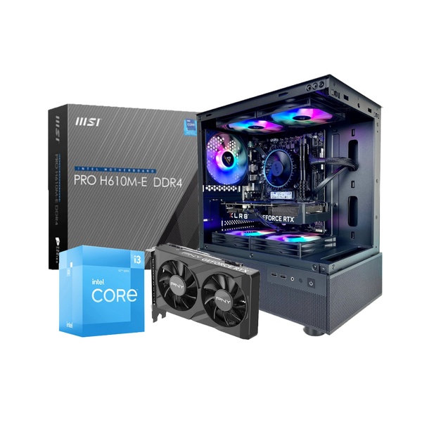 Antec "Mjolnir"- INTEL i3 12100f / RTX 3050 Gaming PC