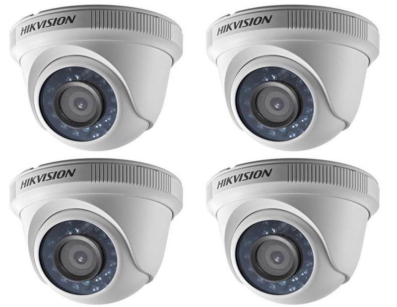 Hikvision 720P 1MP Infrared Hybrid Turbo Turret Camera (DS-2CE56COT-IRPF36)