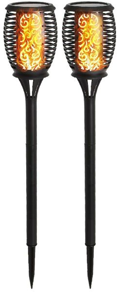 Amber Solar Torch Light Outdoor Lighting