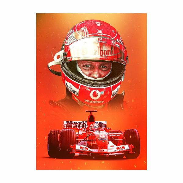 F1 Ferrari Michael Schumacher - A1 Poster