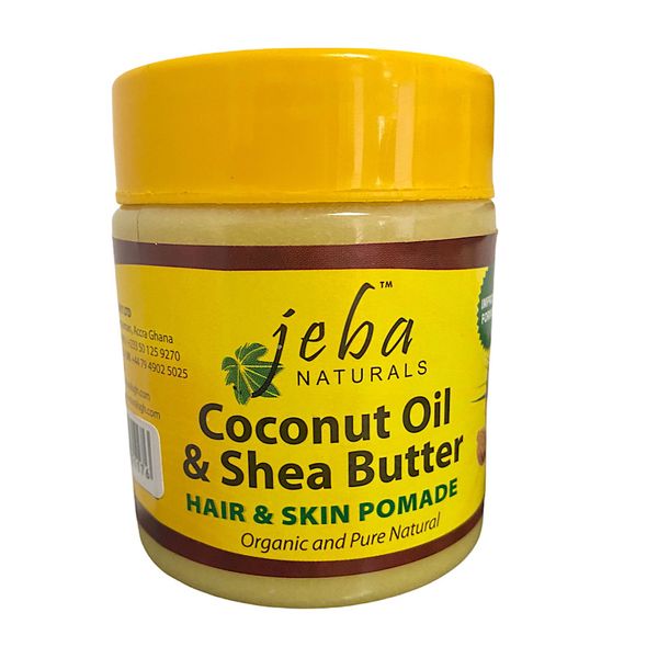 Jeba Coconut Oil &amp; Shea Butter Hair and Skin Pomade 150g