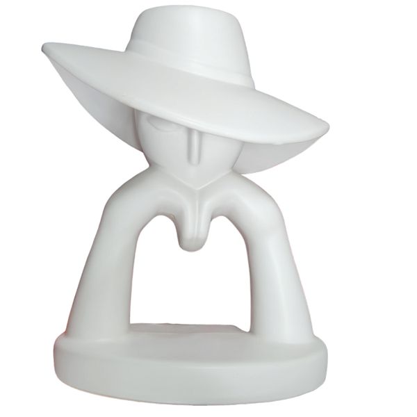 Ceramic Lady face planter/pot/vase/flower holder utensil holder by Seedleme