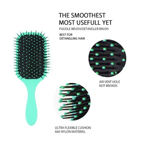 4 Pieces Anti Static Hair Brushes Detangling Comb Set - Green | Buy Online  in South Africa 
