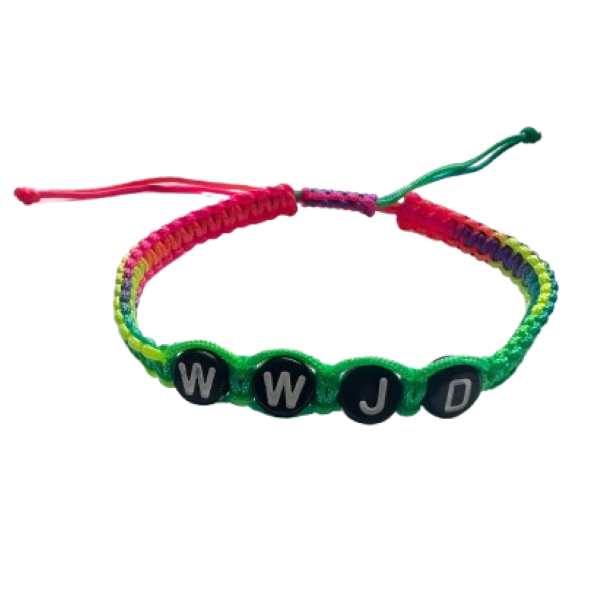WWJD 'What Would Jesus Do' Wrist Bands/Bracelets