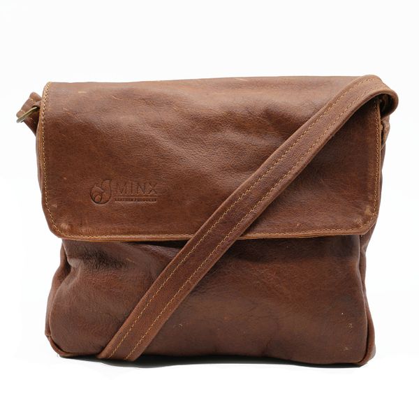 Minx Genuine Leather Carey Handbag