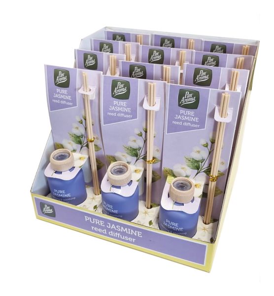 Pan Aroma Pure Jasmine Reed Diffusers 50ml 12-Pack