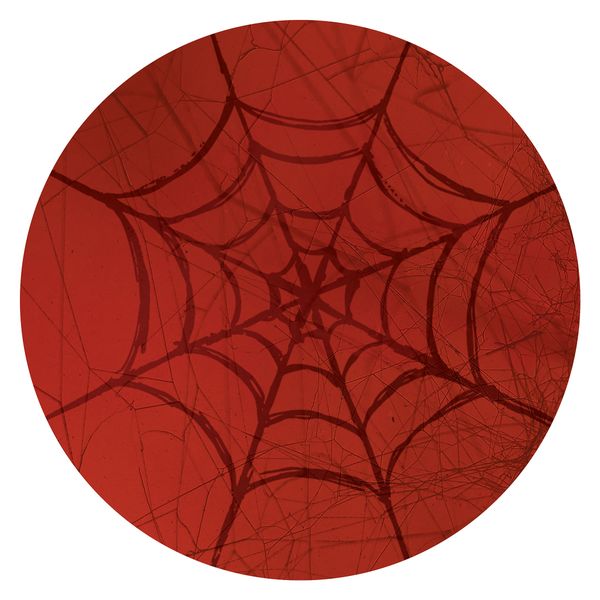 Red Web Round Tablecloth image