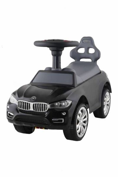Kids Ride On Push Car - Luxury White