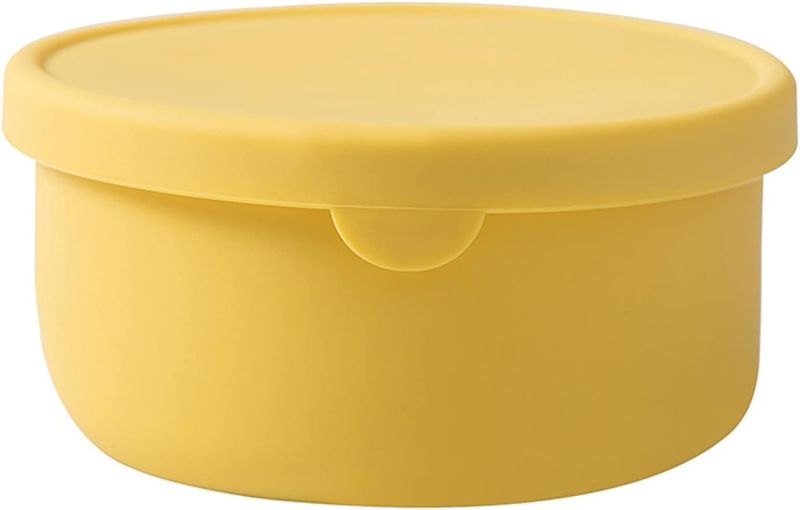 Round Keep Fresh Lunch Box - Silicone Lunch Box with Lid - 700ml