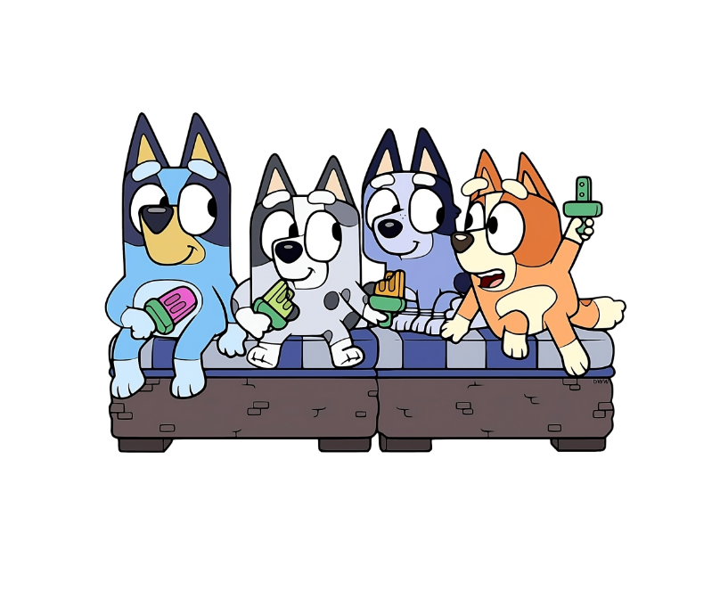 Kids Wall Vinyl Bluey WallVinyl Sticker Shop Today. Get it Tomorrow