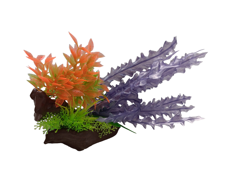 Aquarium Fish Tank Decoration - Purple Seaweed