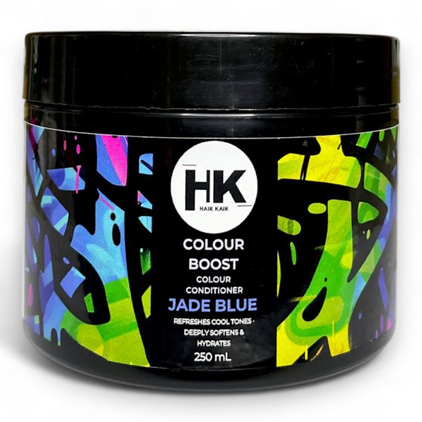 HK Colour Boost Jade Blue Conditioner 250ml - Refreshes Bold Blue Tone