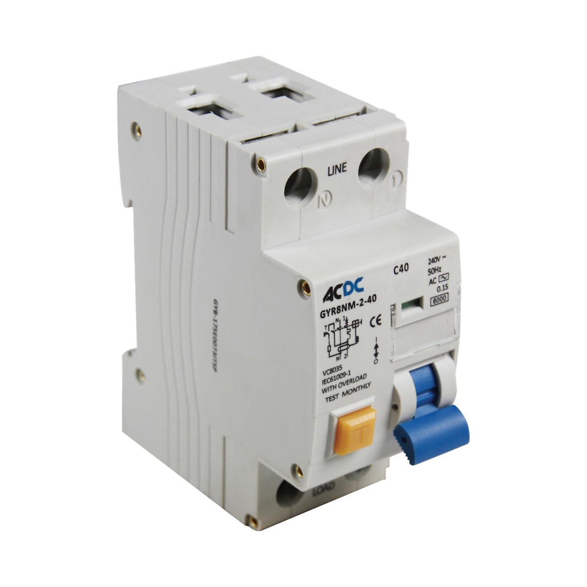 Circuit Breaker 13mm 6KA 3 Pole DCurve 50A Buy Online in South