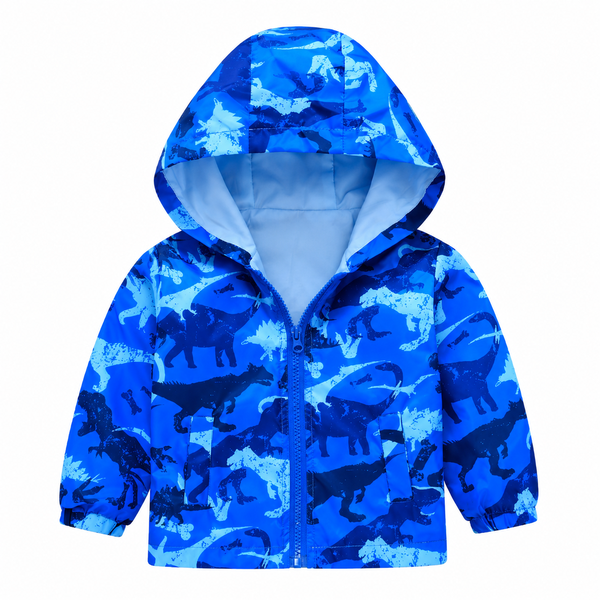 Boys Lightweight Waterproof Windbreaker Jacket - Age 3yr - 7yr