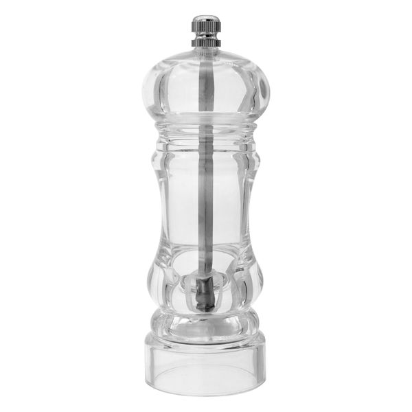 Regent Kitchen Spice Mill Acrylic with Ceramic Grinder - 150x50mm Dia