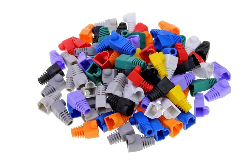 Zatech Rj45 Rubber Boots 100 Pcs image