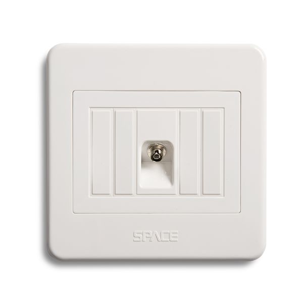 Space TV Wall Plate Cover Kit 1x Fibre Optic, 2x Blank