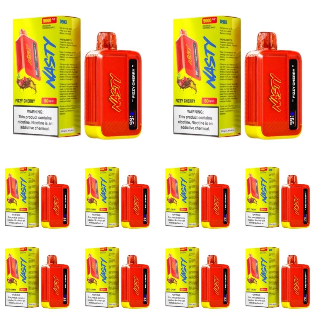 Nasty Bar 9000 Puffs Disposable Vape (Pack of 10) - Fizzy Cherry | Shop  Today. Get it Tomorrow! | takealot.com