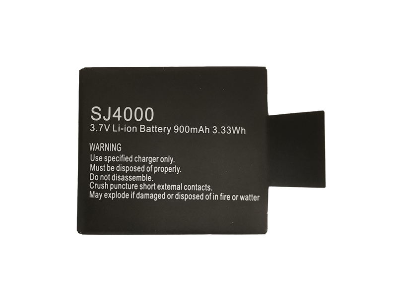 900mAh Action Camera Lithium-Ion Battery Pack for Gopro SJCAM SJ4000 etc.