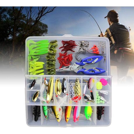 205 Piece Fishing Accessories Jig Hooks Swivels Fishing Tackle Kit