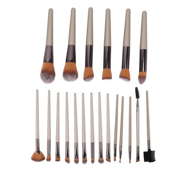 20 Gold Makeup Brushes