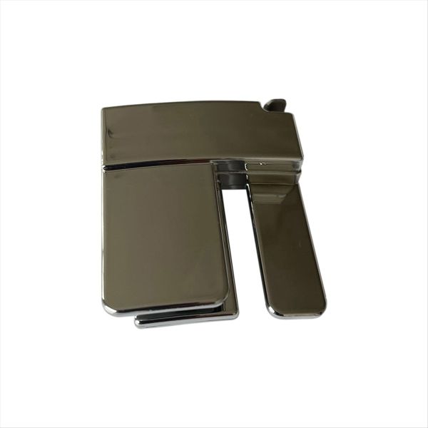 Adjustment Buckle Waist Buckle Clip Folding Elastic Belt Clip Silver