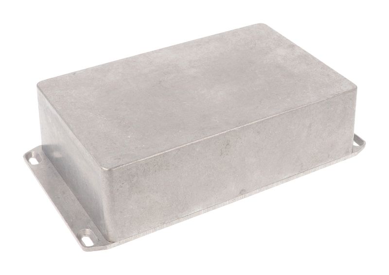 1590DFL Diecast Aluminium Enclosure Unpainted 119x94x56mm Flanged