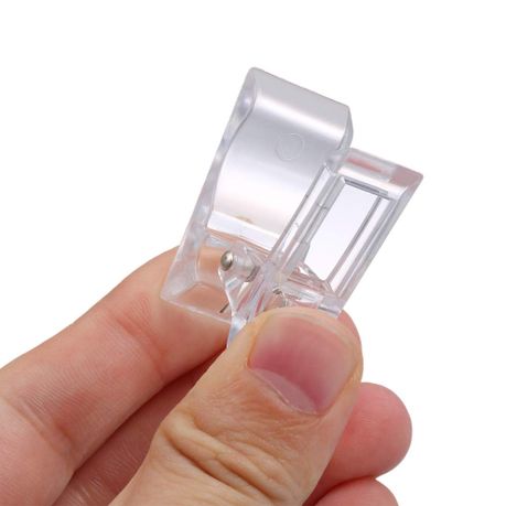 Nail Tips Clip for Quick Building Gel Plastic Transparent Nail