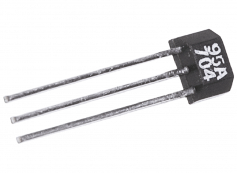 Honeywell (SS495A1) Hall Effect Sensor, Linear, 600 µA, TO-92, 3 Pins