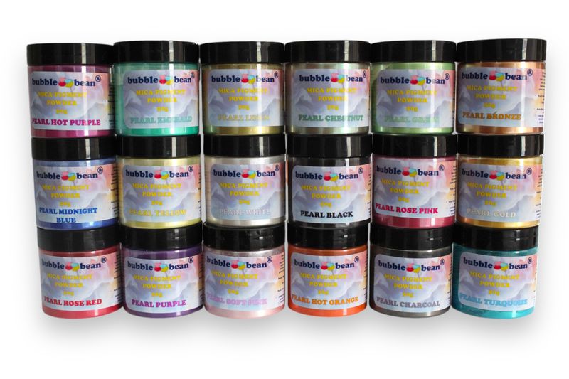 BubbleBean - Mica Pigment Pearlescent Powder
