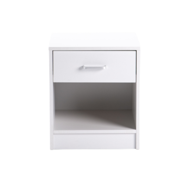 Pedestal - 1 Drawer - Alpha - White