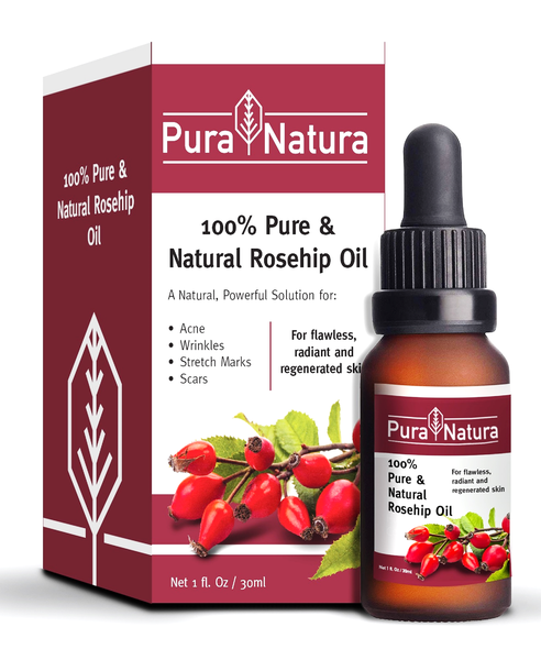 Rosehip Oil Serum - For Acne, Wrinkles &amp; Scars