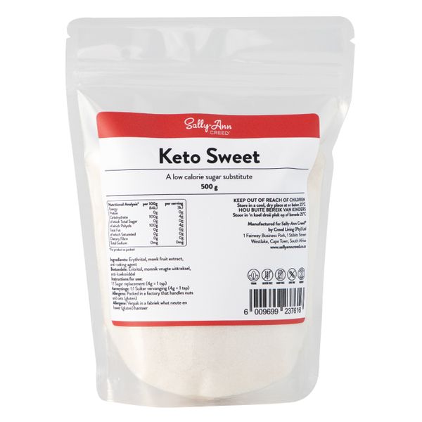 Sally-Ann Creed Keto Sweet Low Calorie Sweetener 500g