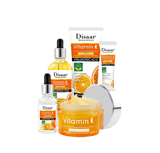 Vitamin C Brightening Facial Skin Care Series (5-piece set)