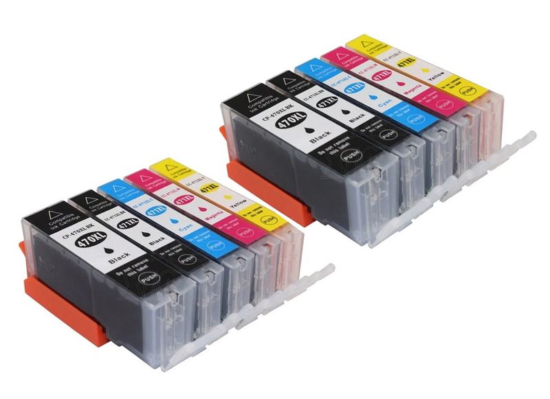 Canon PGI-470XL / CLI-471XL / 470 / 471 Multipack x 2 - Compatible