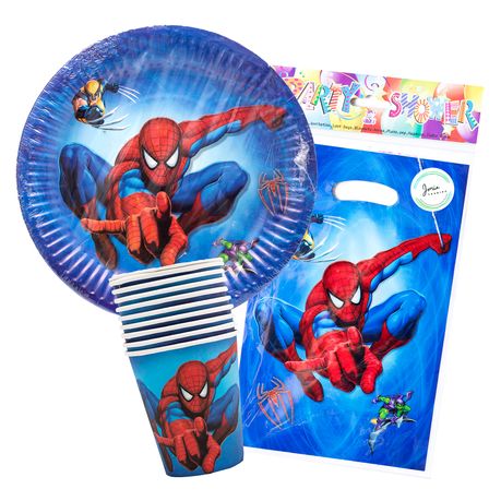 Spiderman 3 Piece Party Box - 10 Invites | Buy Online in South Africa |  