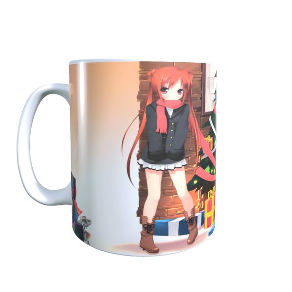 Tree Presents - Anime Waifu Christmas Coffee Mug