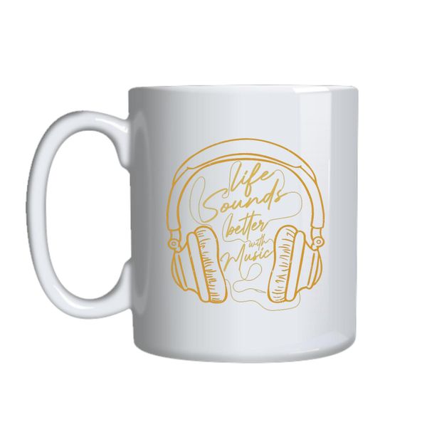 Life Sounds Better 2 Mug Gift Idea 146