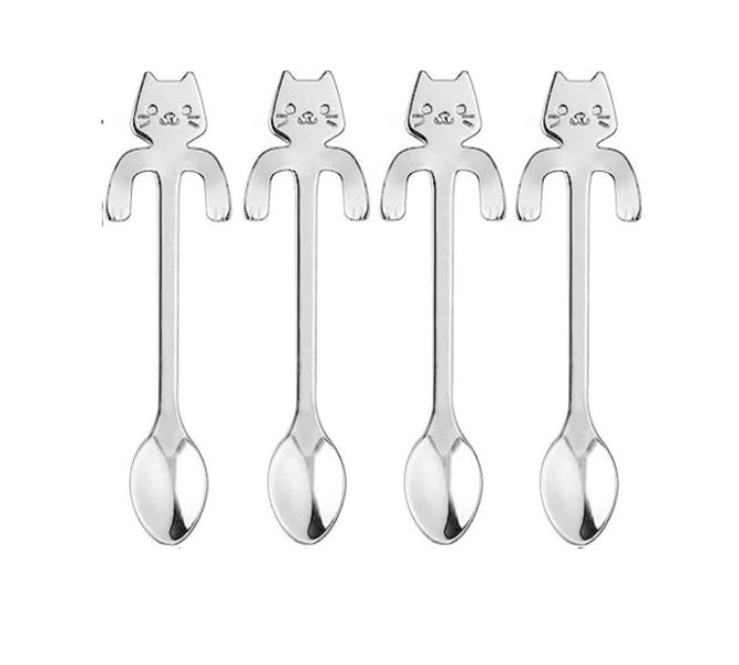 Synergy360 Cat Hanging Cup Coffee Tea Spoons
