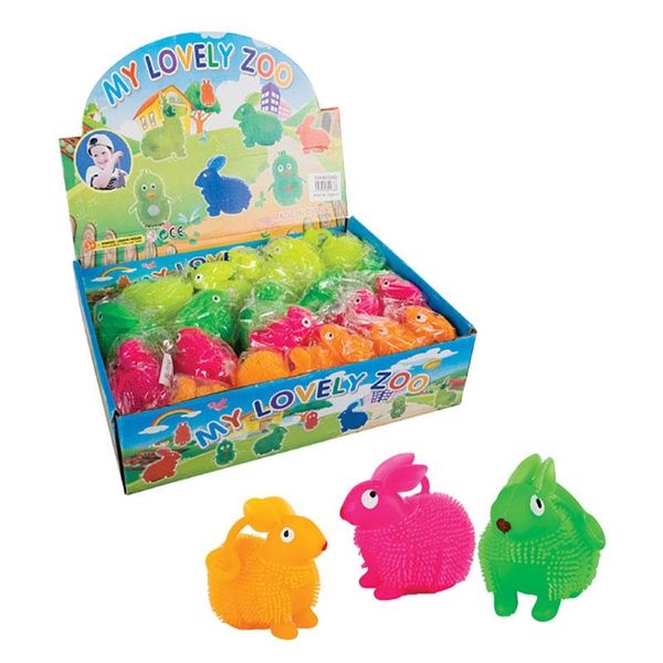 My Lovely Zoo - Prickly Bunny - Children Toys - Flashing - 5.5cm - 20 Pack