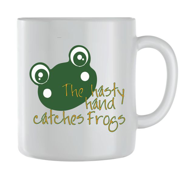 Hasty Coffee Mugs for Men Women Trendy Frog Lover Graphic Toad Cup Gift 198
