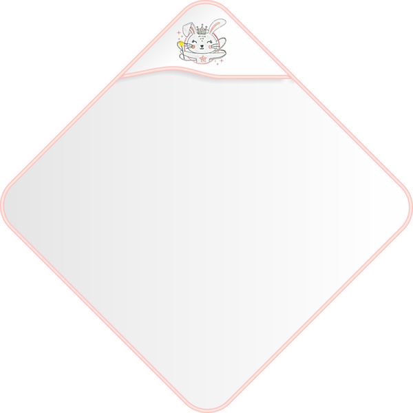 SQUIGGLE Baby Hooded Towel - Soft, Absorbent &amp; Adorable