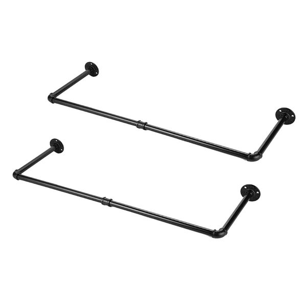 Detachable Multipurpose Wall Mounted Industrial Pipe Clothes Rack