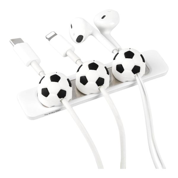Magnetic Cable Clip Holder Organiser Football