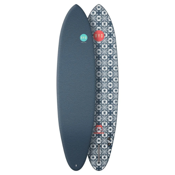 Ryd Brand - Hank Dude 7.4" Soft Top Surfboard | Deep Blue