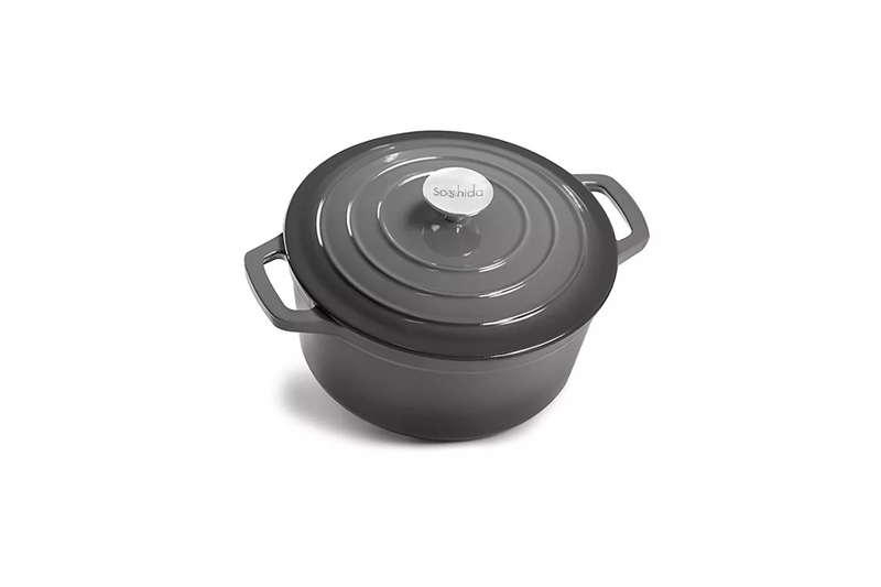 Soshida Enamel Cast Iron Casserole - 20cm