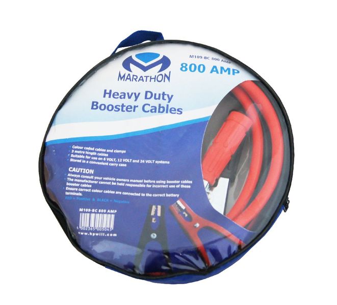 Marathon Heavy Duty Booster Cables 800AMP